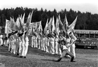 Bread & Puppet's Our Annual Domestic Resurrection Circus 1987 Glover, Vermont. (photo RT Simon)