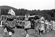 Bread & Puppet's Our Annual Domestic Resurrection Circus 1988 Glover, Vermont.  (photo RT Simon)