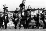 Bread & Puppet's Our Annual Domestic Resurrection Circus 1994 Glover, Vermont.  (photo RT Simon)