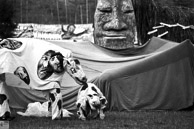 Bread & Puppet's Our Annual Domestic Resurrection Circus 1990 Glover, Vermont. (photo RT Simon)